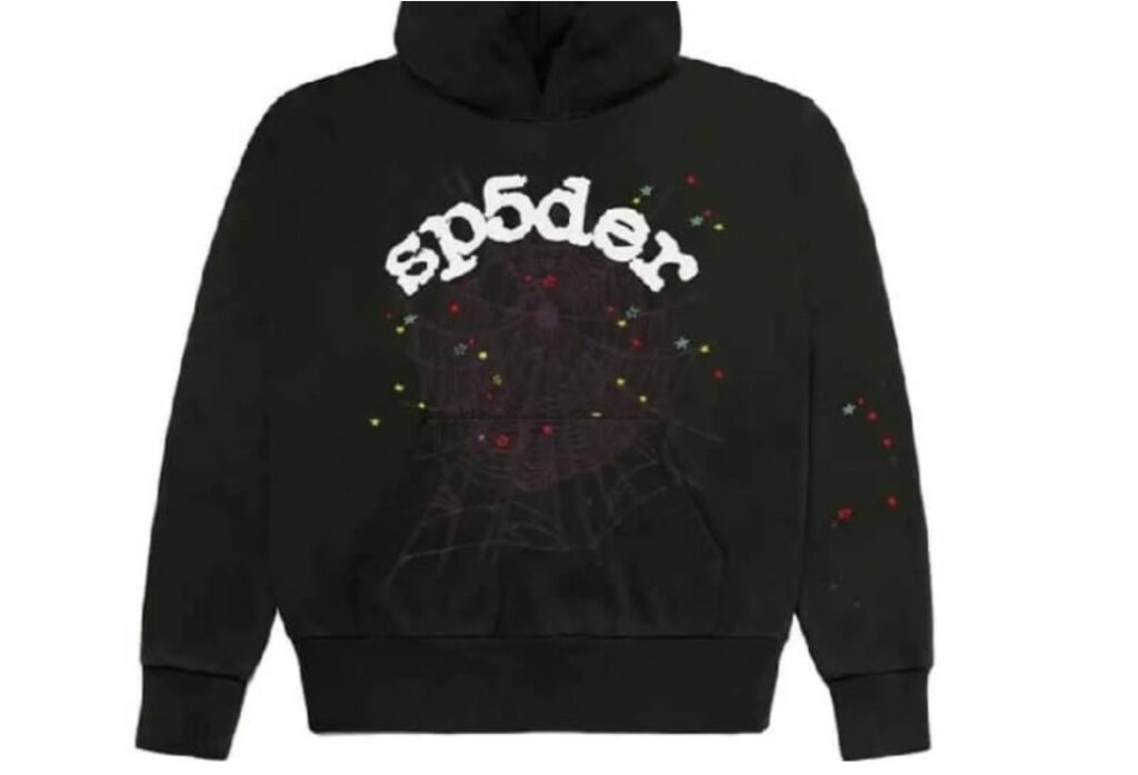 Luxury Sp5der Streetwear Hoodie – Bold Web Print